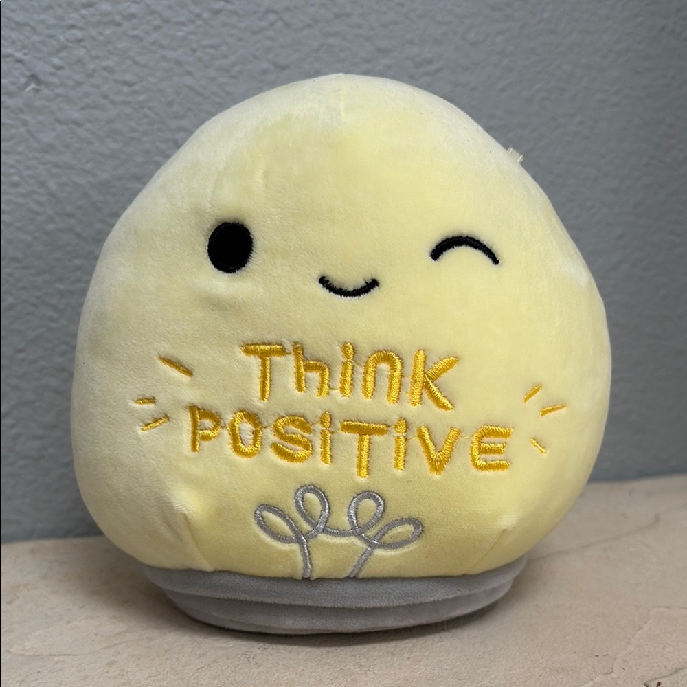 Squishmallows Yellow Plush - Think Positive